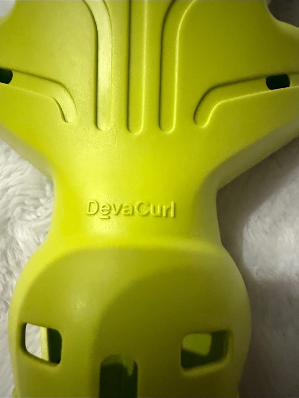 DevaCurl Lime Green Hair Diffuser Hand Attachment - Picture 3 of 3